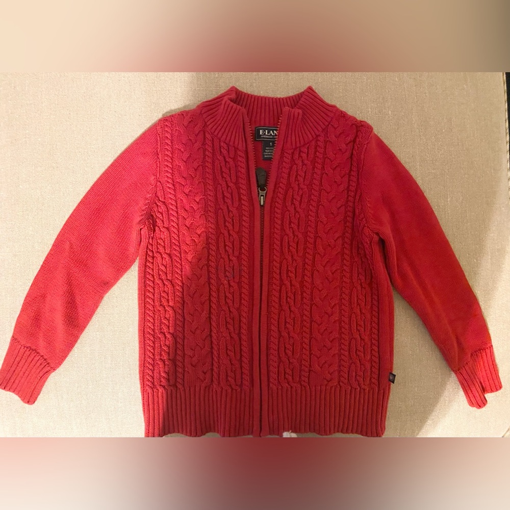 Red Kids Sweater Size 5